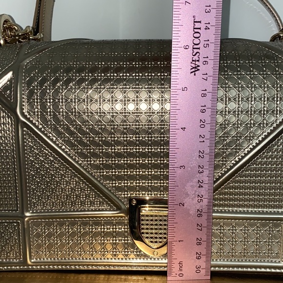 RARE 🔥 Authentic Diorama Calfskin Bag - Picture 4 of 12